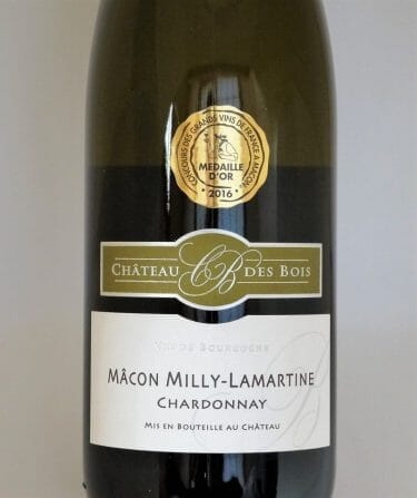 芳醇な果実味とほどよい酸味 Macon Milly Lamartine （白・仏）